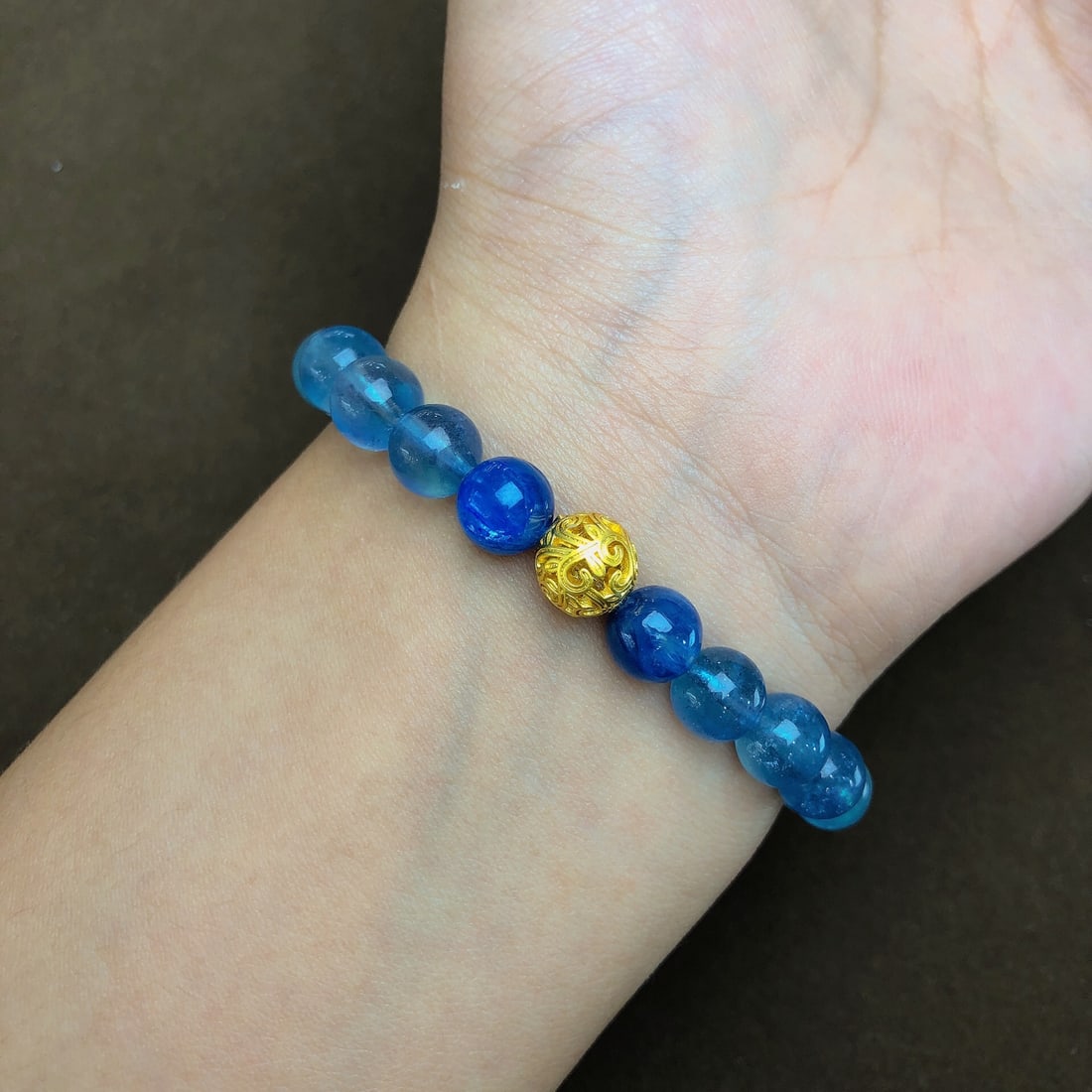 An Exquisite Aquamarine Crystal Bracelets - 5