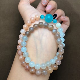 An Exquisite Moonstone Bracelets