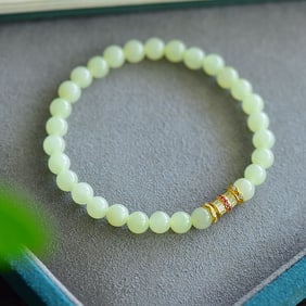 A Set of Fine Yellow Jade Jewelrys