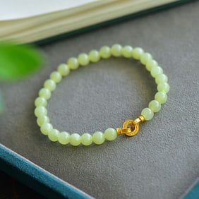A Set of Fine Yellow Jade Jewelrys