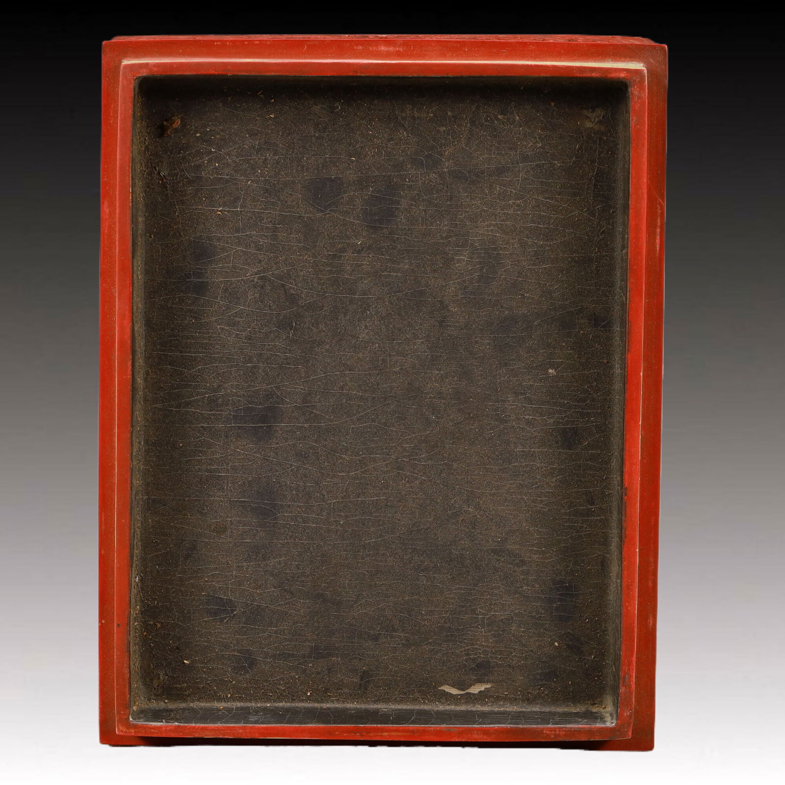 A Craved Red Lacquer Auspicious Cloud and Dragon Pattern Box - 11