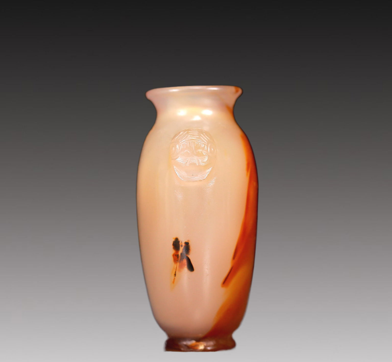 A Precious Agate Beast-Handled Snuff Bottle - 6