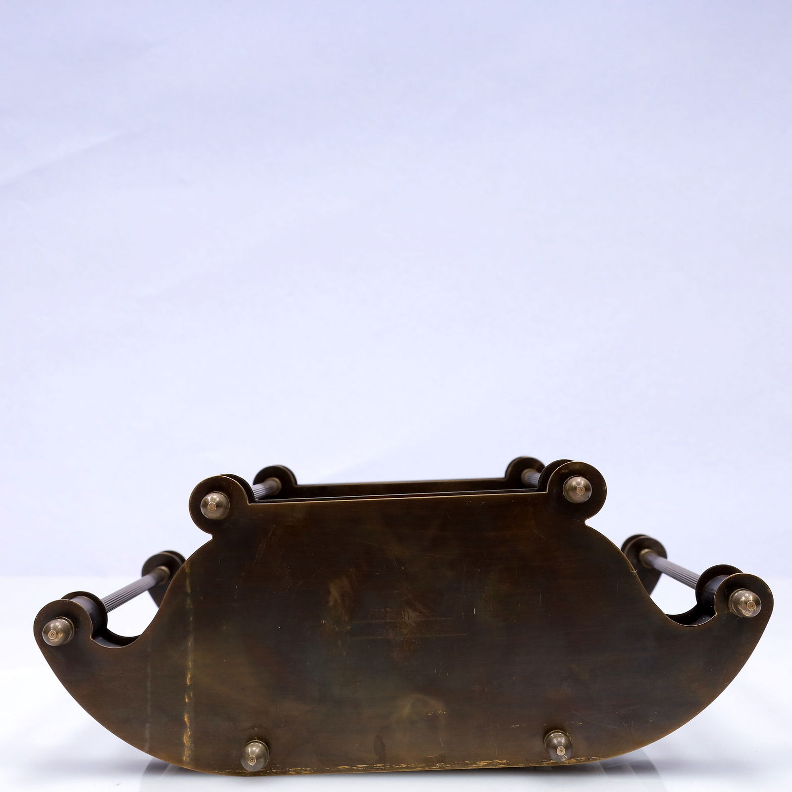 An Exquisite Cloisonne Flower Pattern Table Clock Ornament - 11