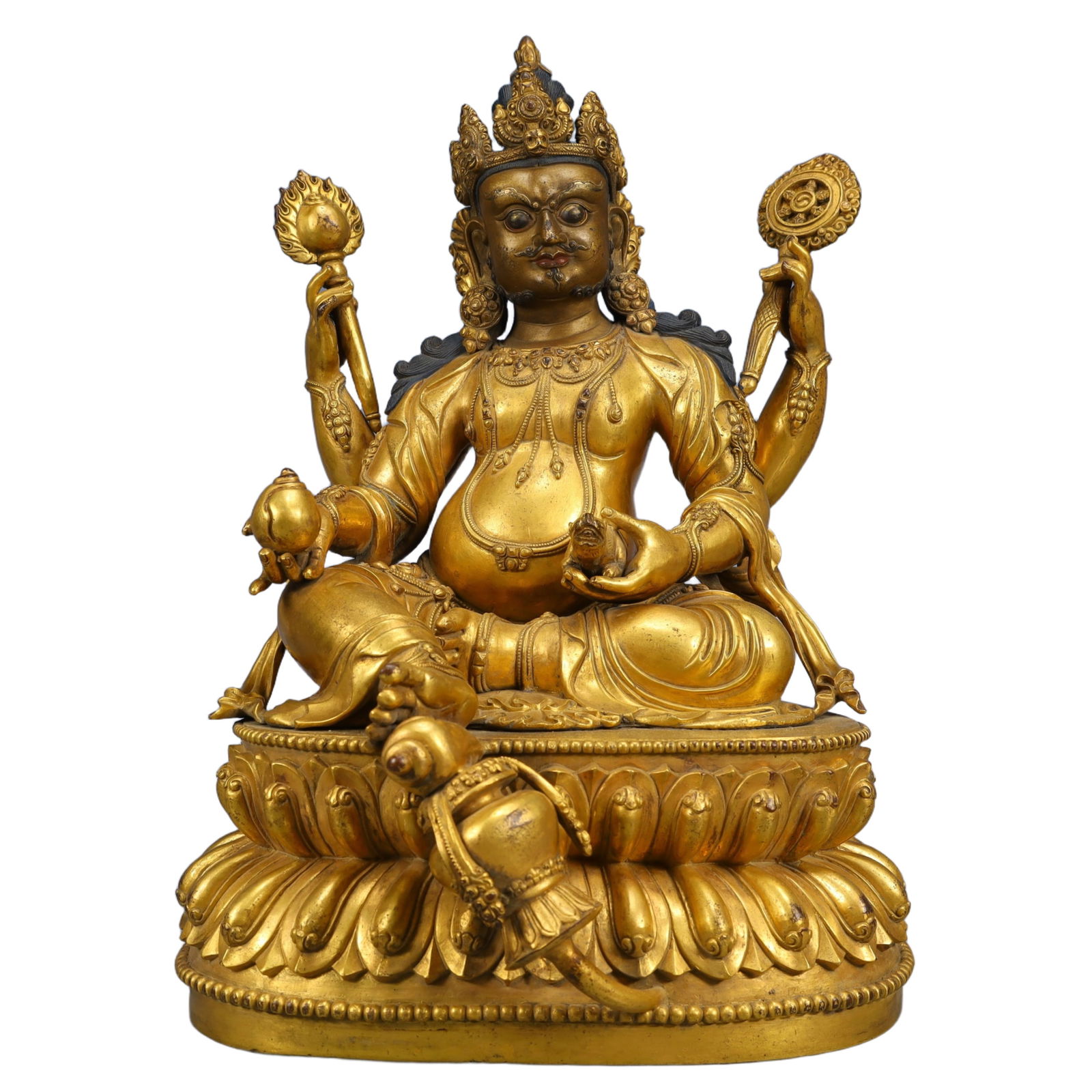A Solemn Gilt Bronze Statue of Mammon (1 of 14)