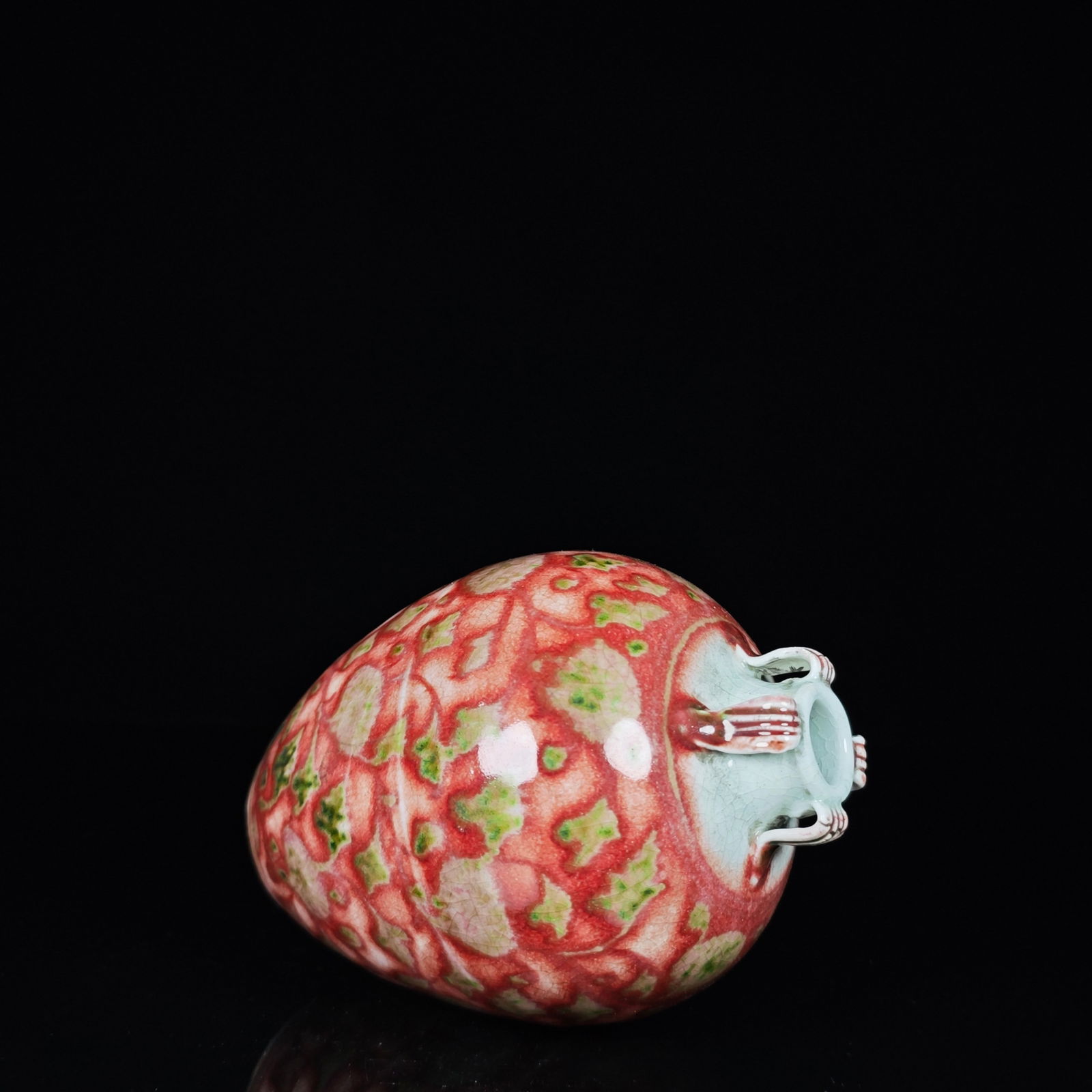 An Exquisite Underglaze-Red Flower Pattern Vase - 6