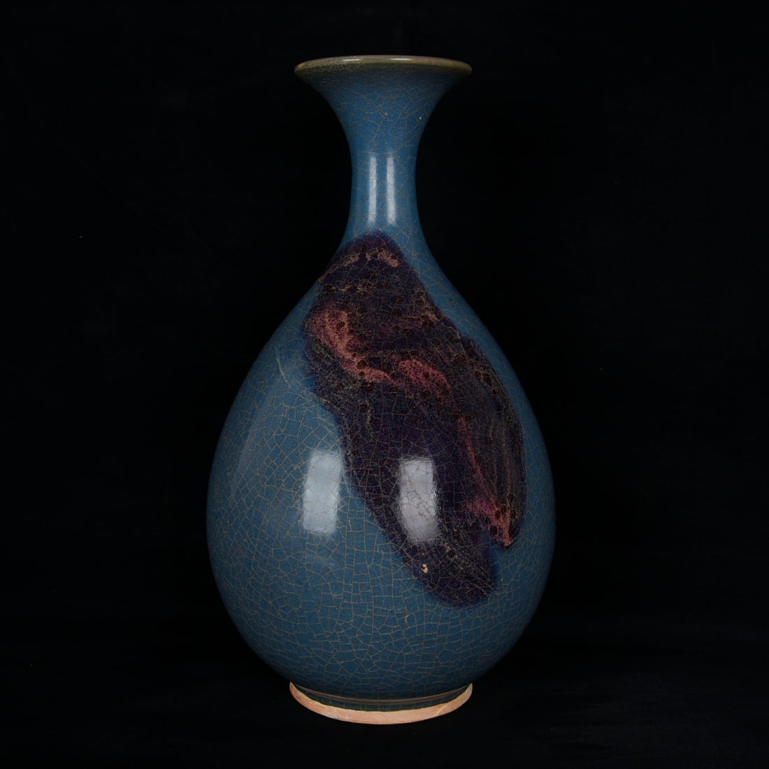 A Rare Jun yao Double-Ears Vase (1 of 9)