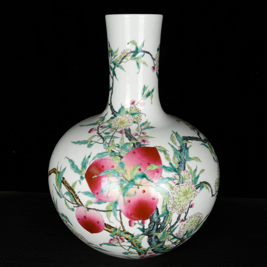 A Huge Enamel Peach Pattern Vase (1 of 9)