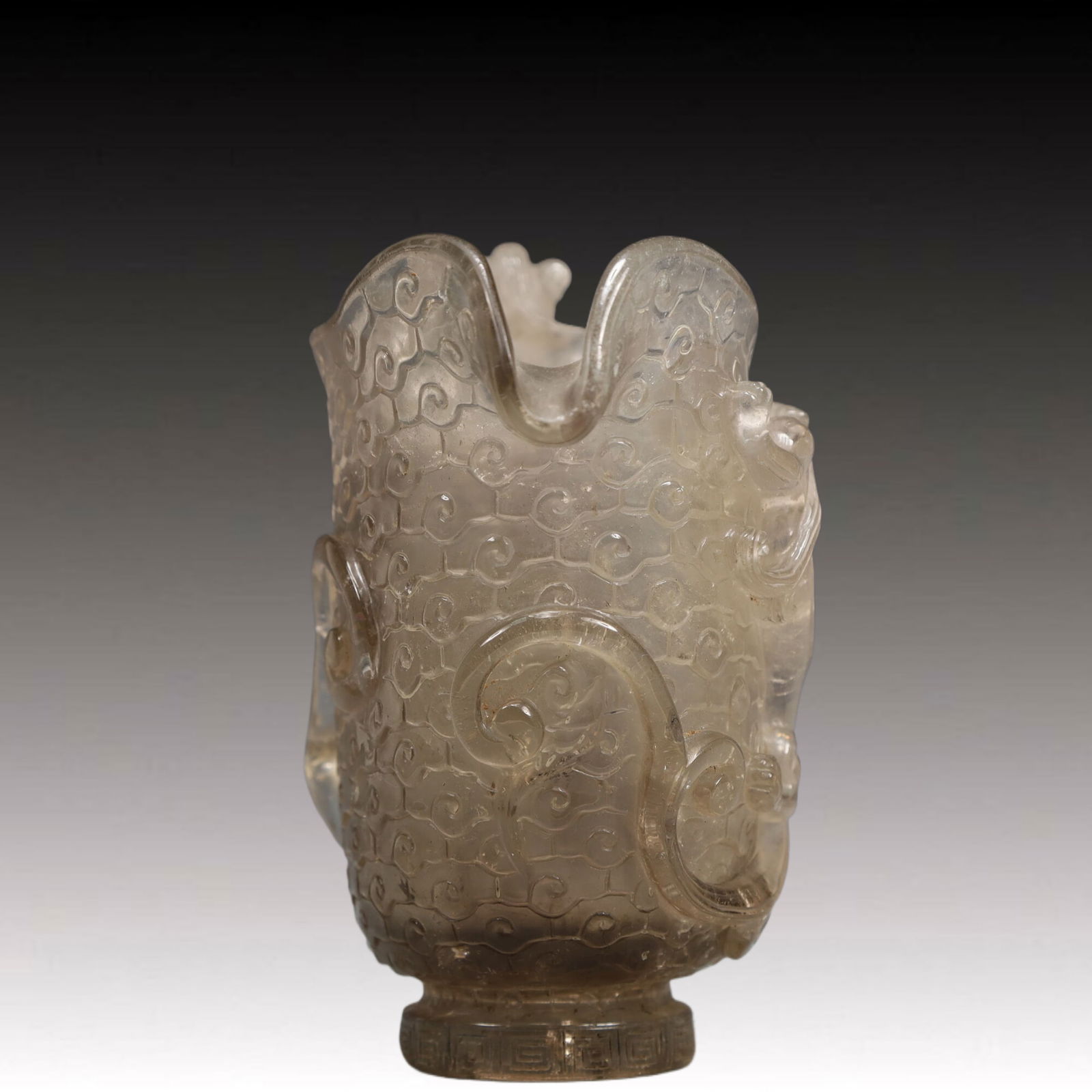 An Exquisite Crystal Auspicious Beast Pattern Cup - 6