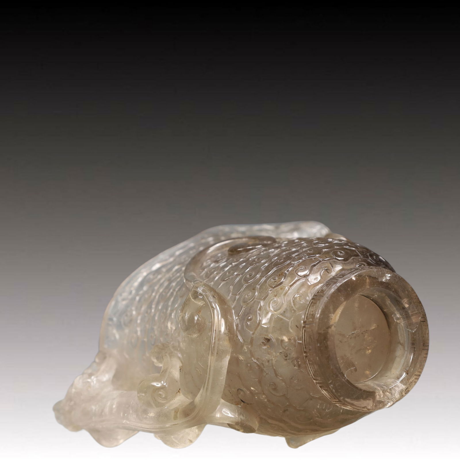 An Exquisite Crystal Auspicious Beast Pattern Cup - 9