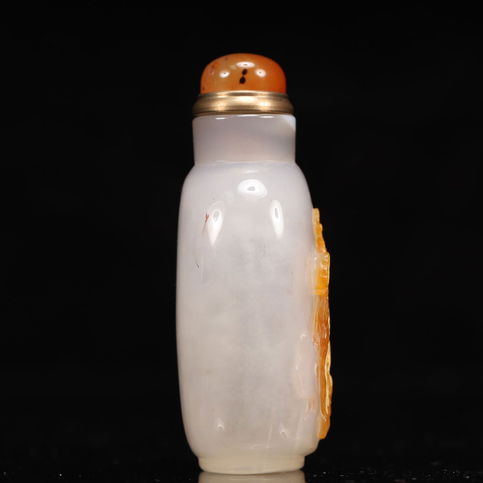 An Exquisite Agate Phoenix Pattern Snuff Bottle - 4