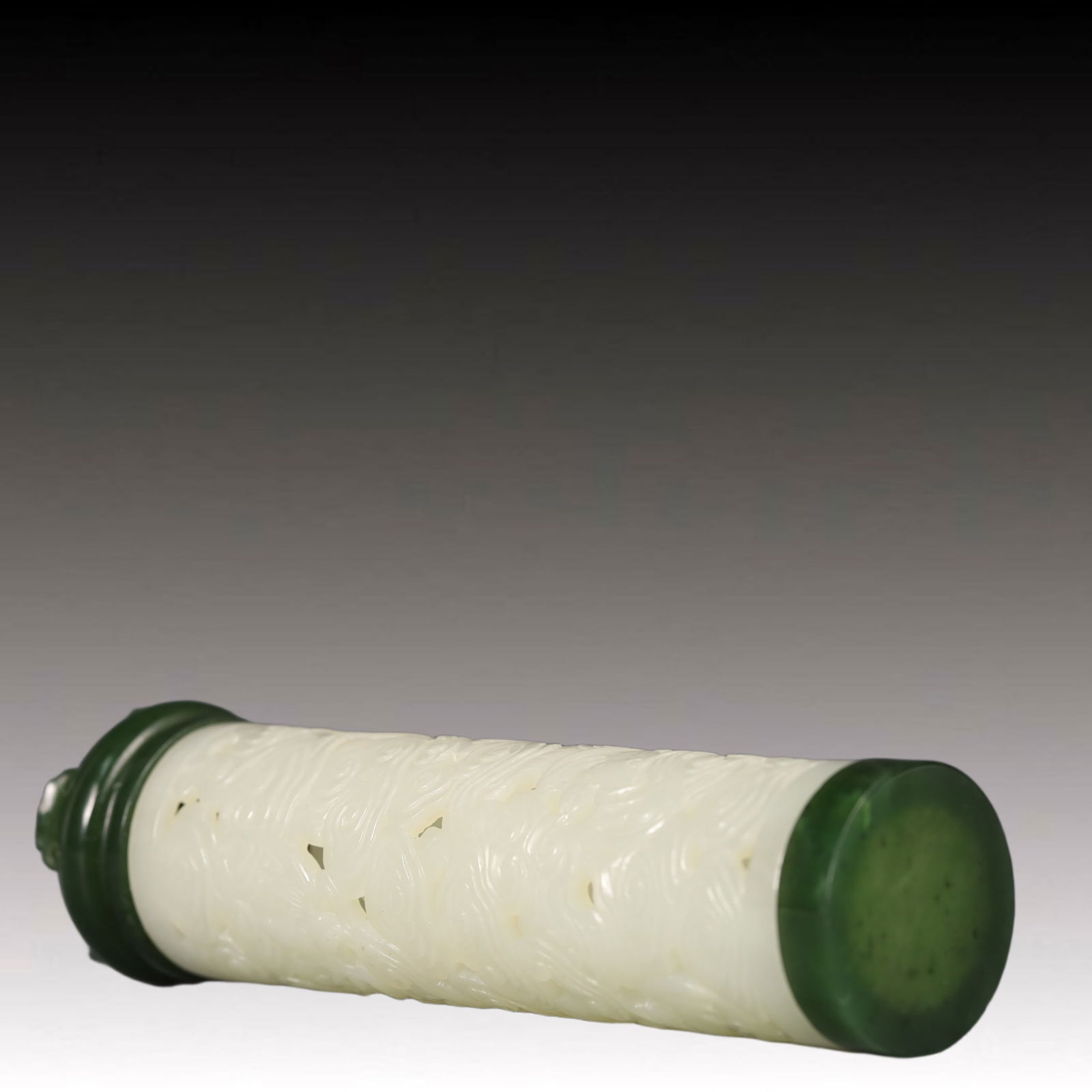 A Precious White Jade Auspicious Cloud Pattern Ornament - 4