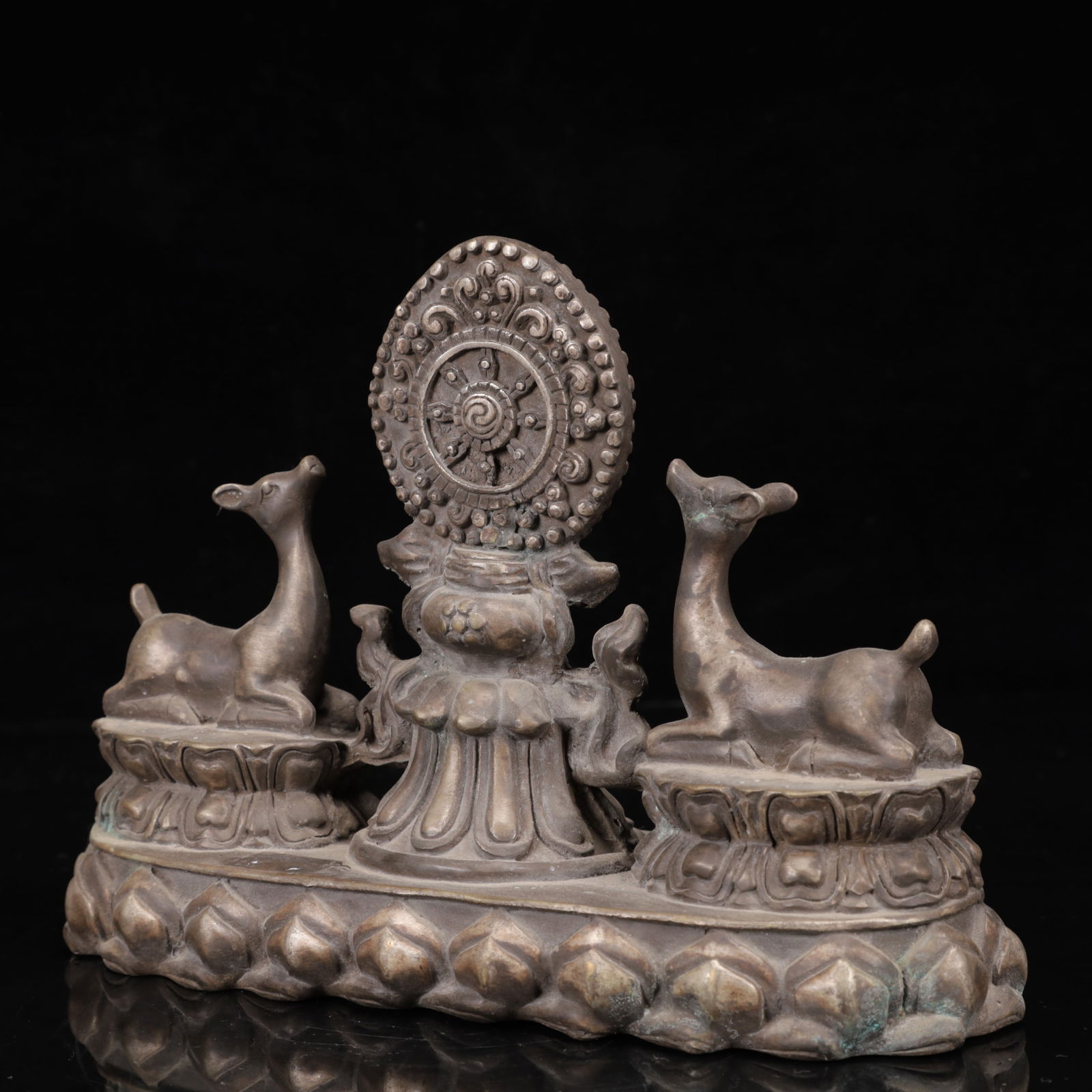 An Exquisite Silver Deer Ornament - 4