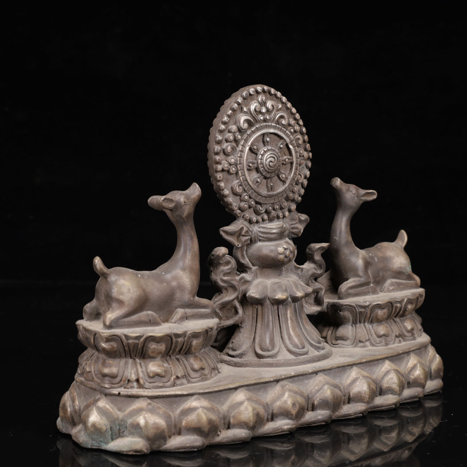 An Exquisite Silver Deer Ornament - 5