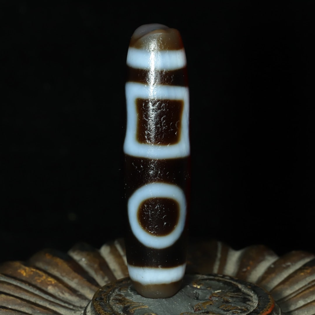 An Exquisite Dzi Bead Pendant - 5