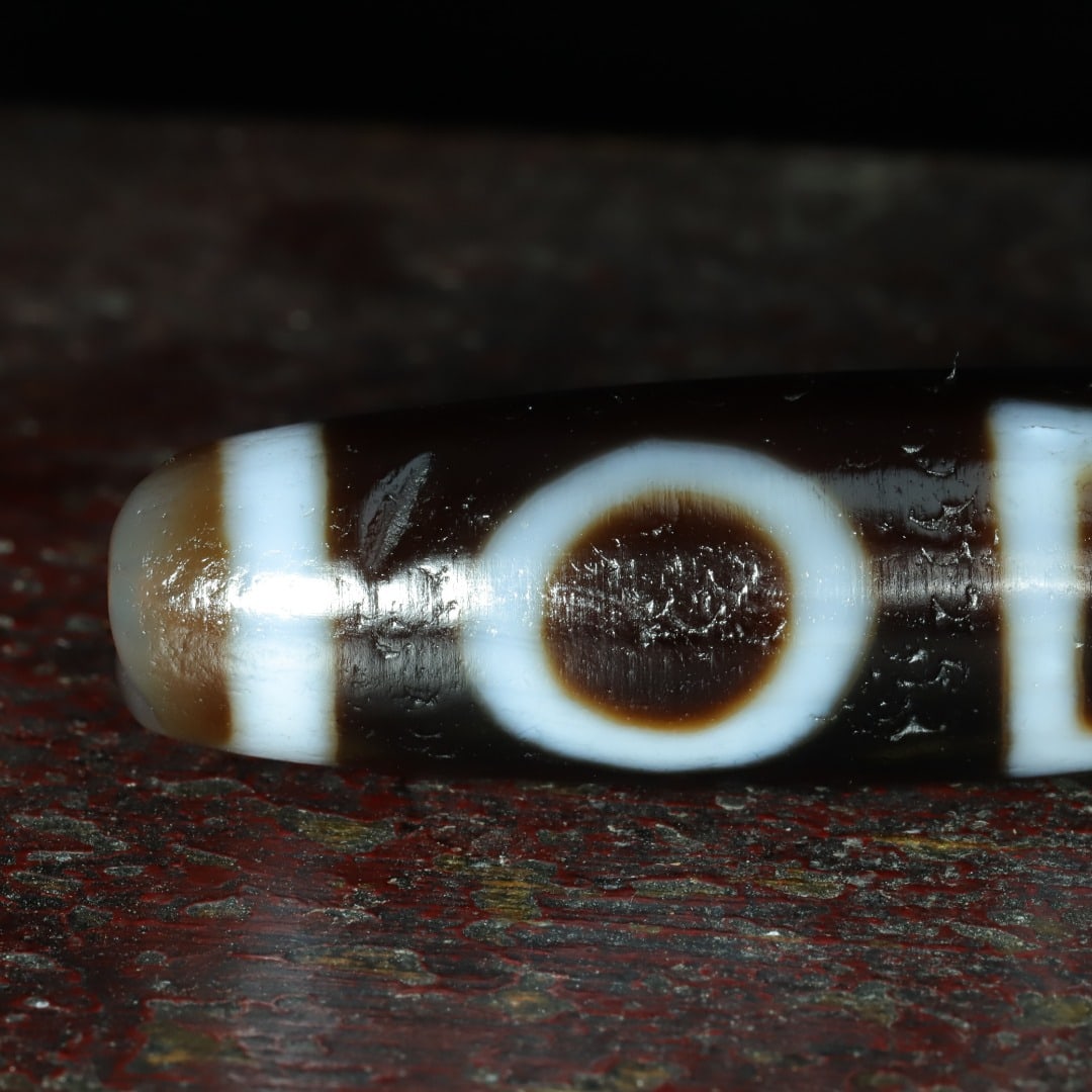 An Exquisite Dzi Bead Pendant - 8