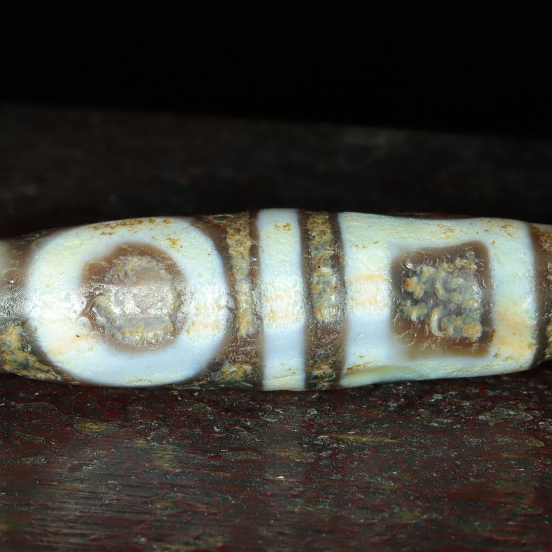 An Exquisite Dzi Bead Pendant - 6