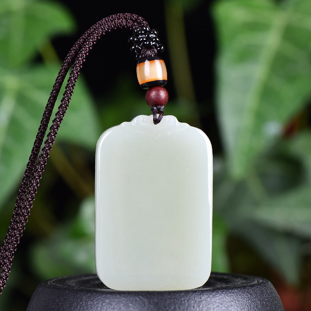 An Exquisite White Jade Pendant - 2