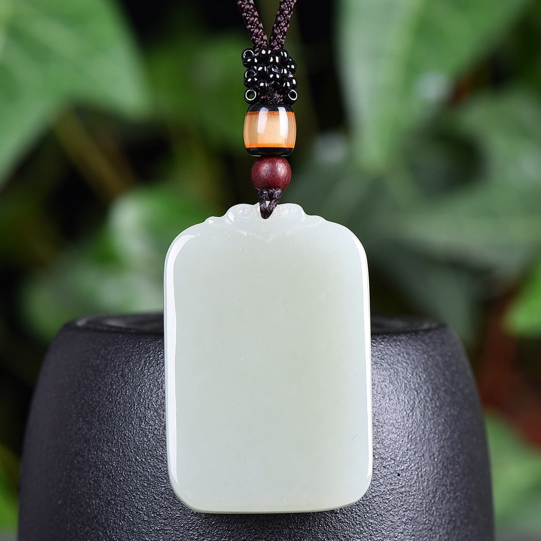 An Exquisite White Jade Pendant - 5
