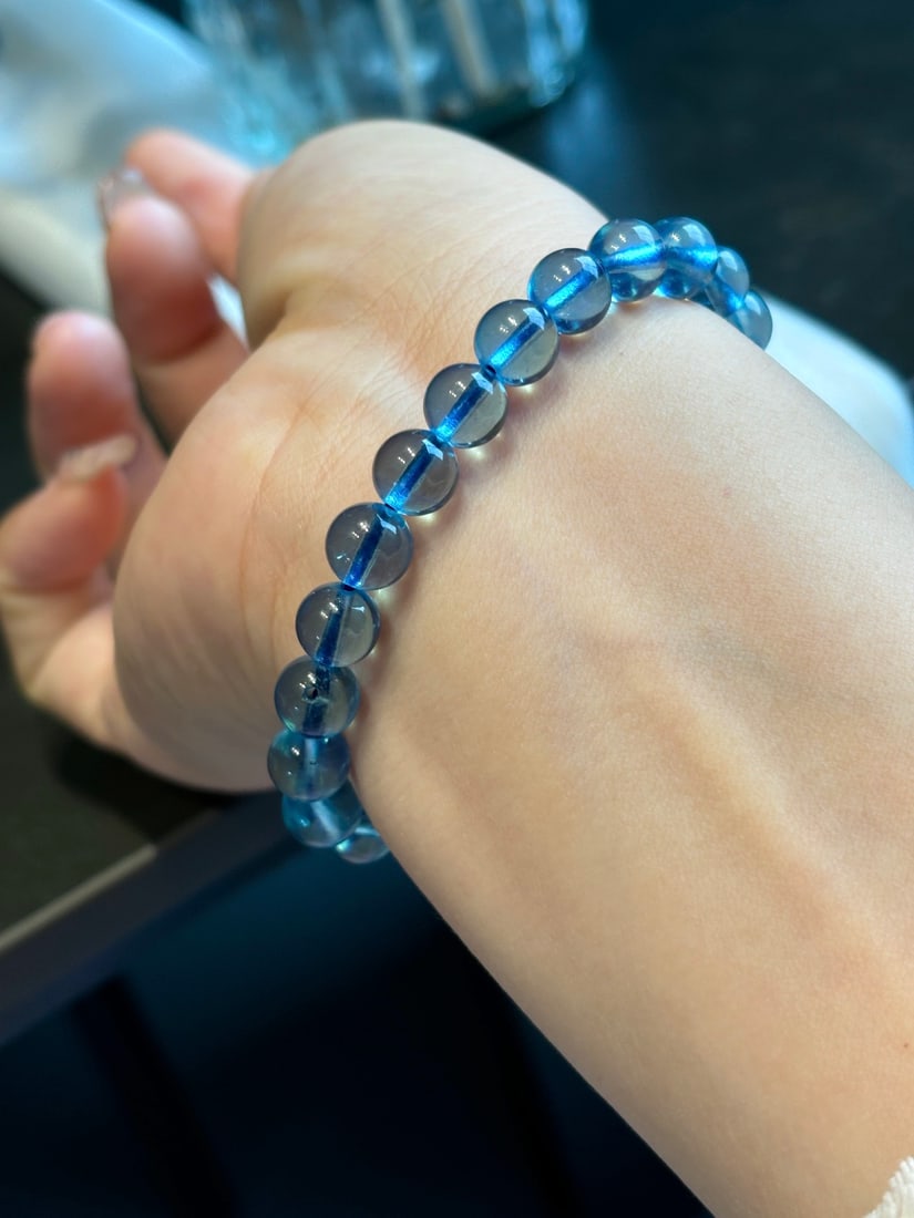 An Exquisite Aquamarine Bracelets - 6