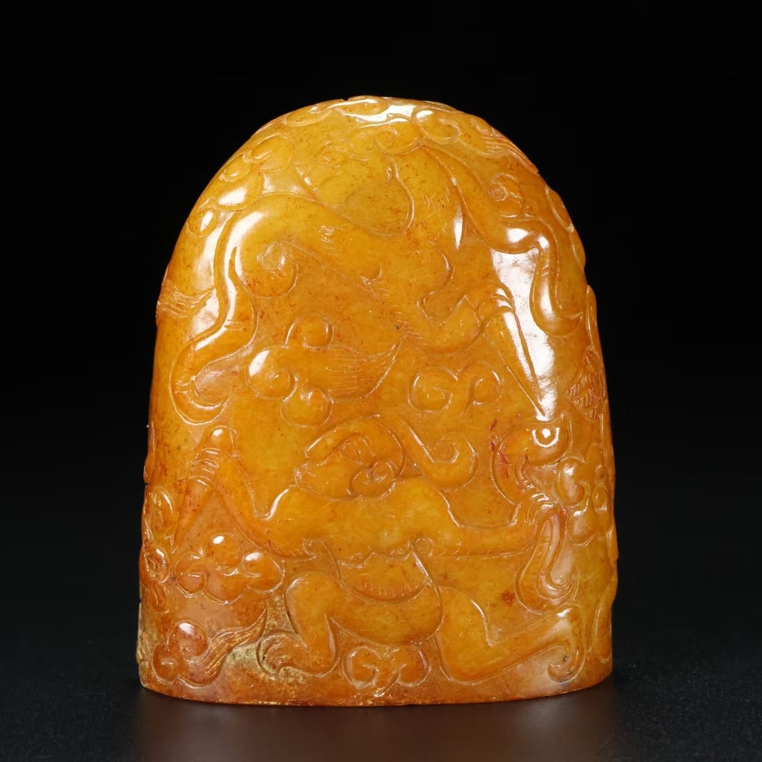 An Exquisite Archaic Jade Figure Pattern Seal: An Exquisite Archaic Jade Figure Pattern Seal,Ancient Time,China,with Mark,Size:2.5inx1.5inx3.1in,Weight:345g 