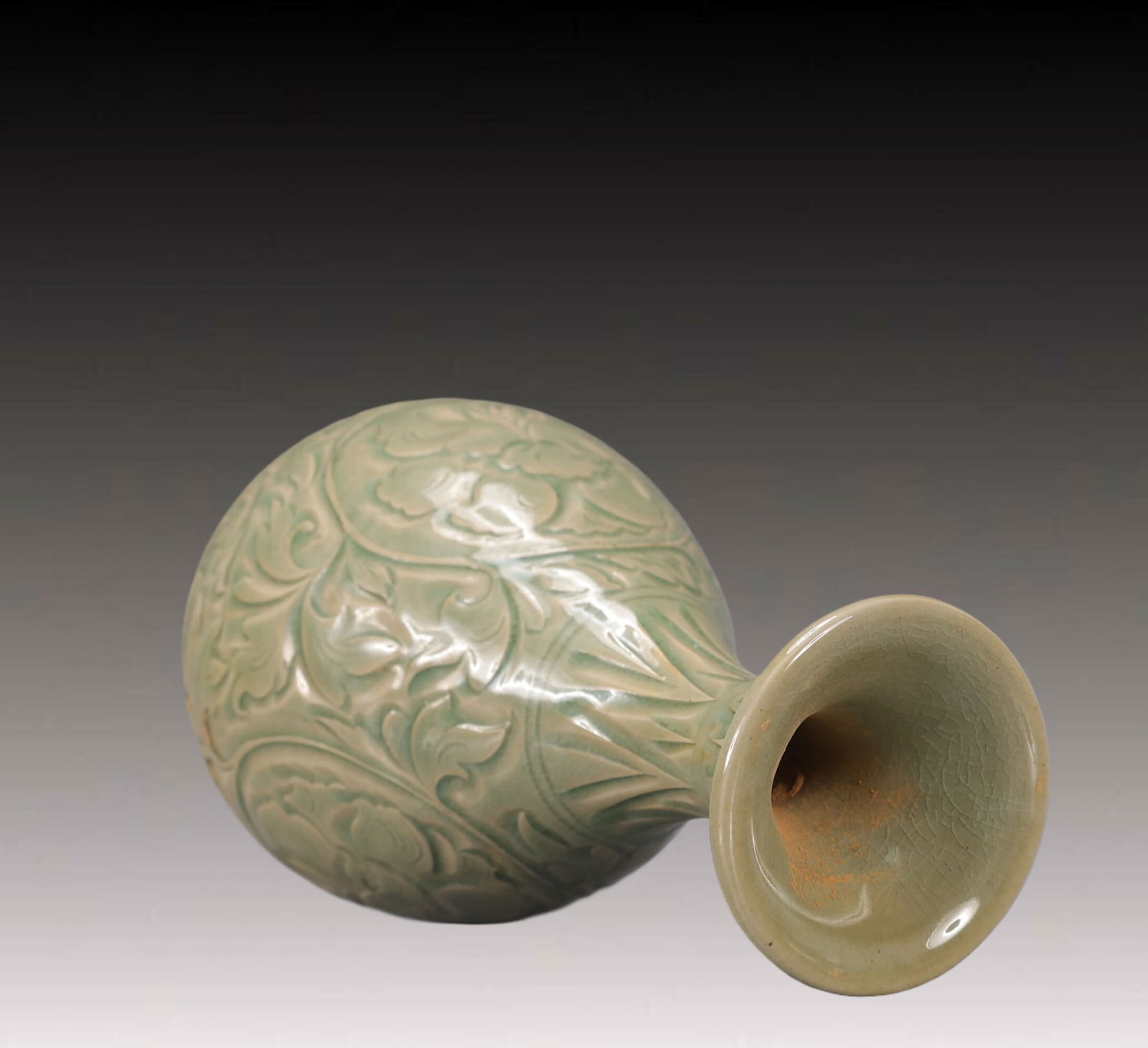 An Exquisite Yaozhou yao Flower Pattern Vase - 7