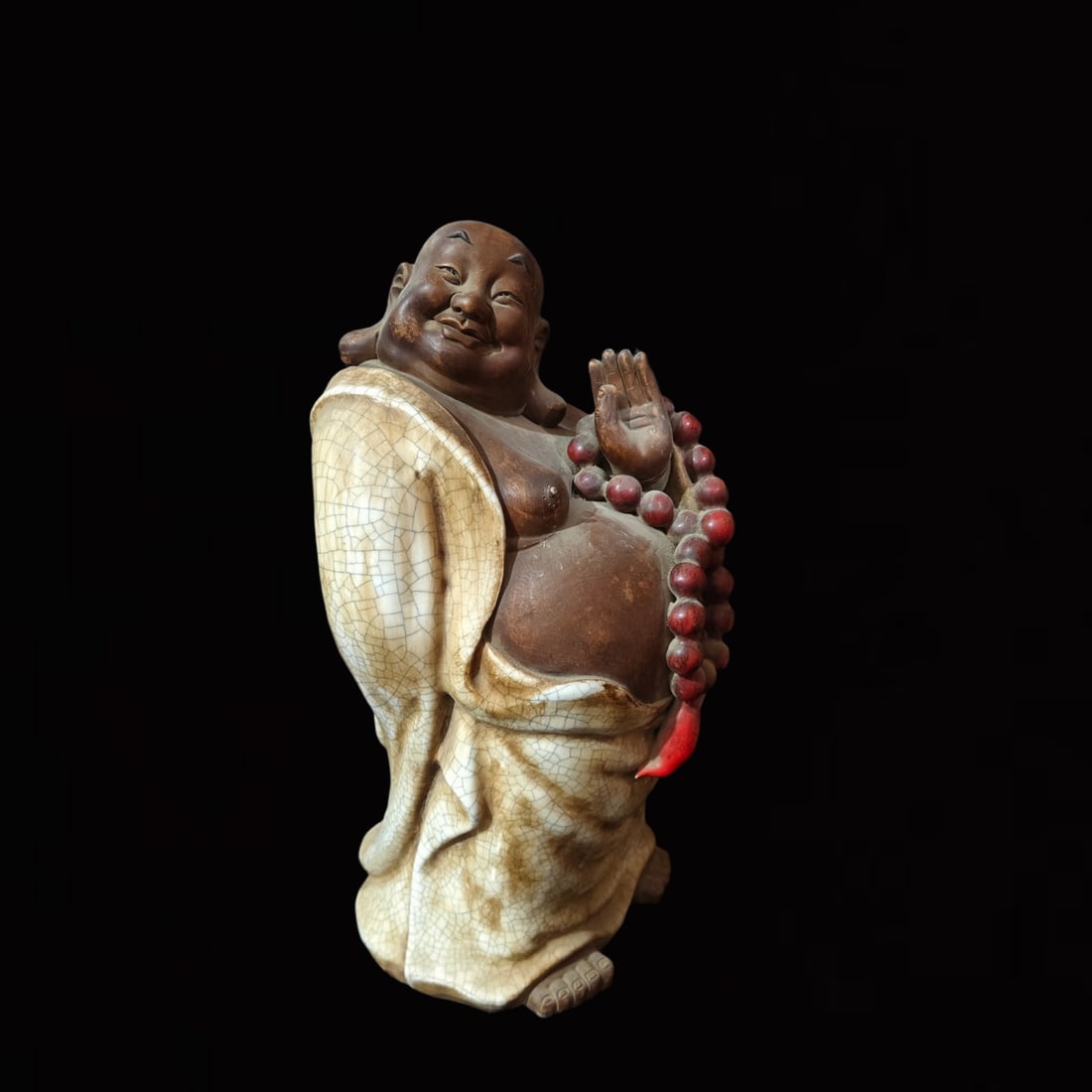 A Huge Shiwan yao Statue of Maitreya Buddha (1 of 7)