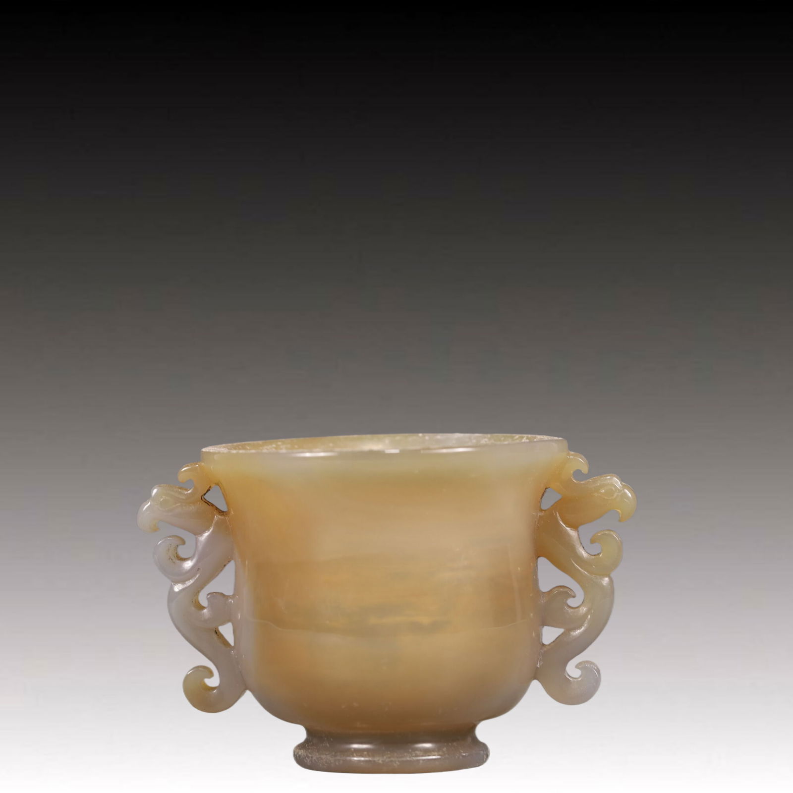 An Exquisite Agate Double-Ears Cup - 4