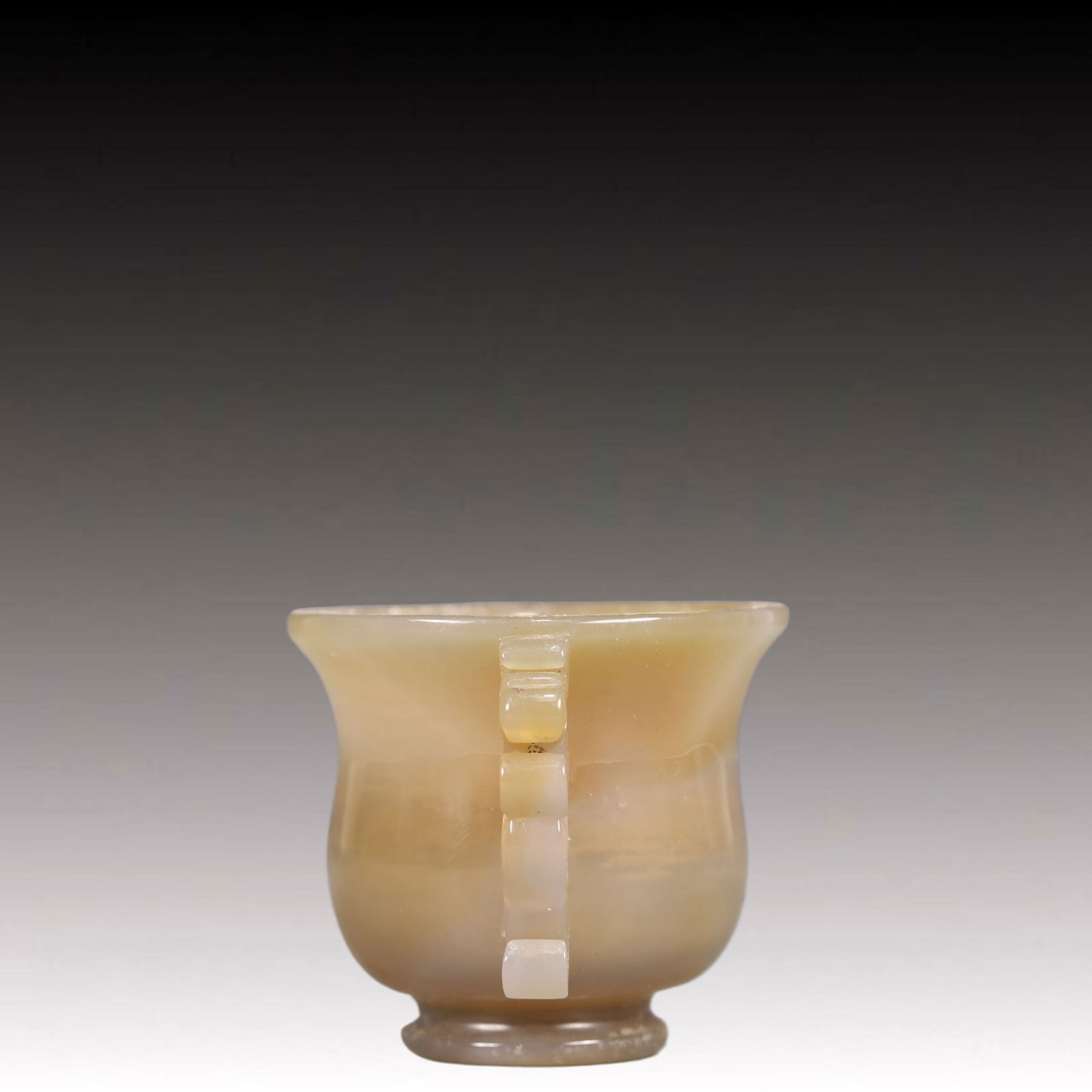 An Exquisite Agate Double-Ears Cup - 5