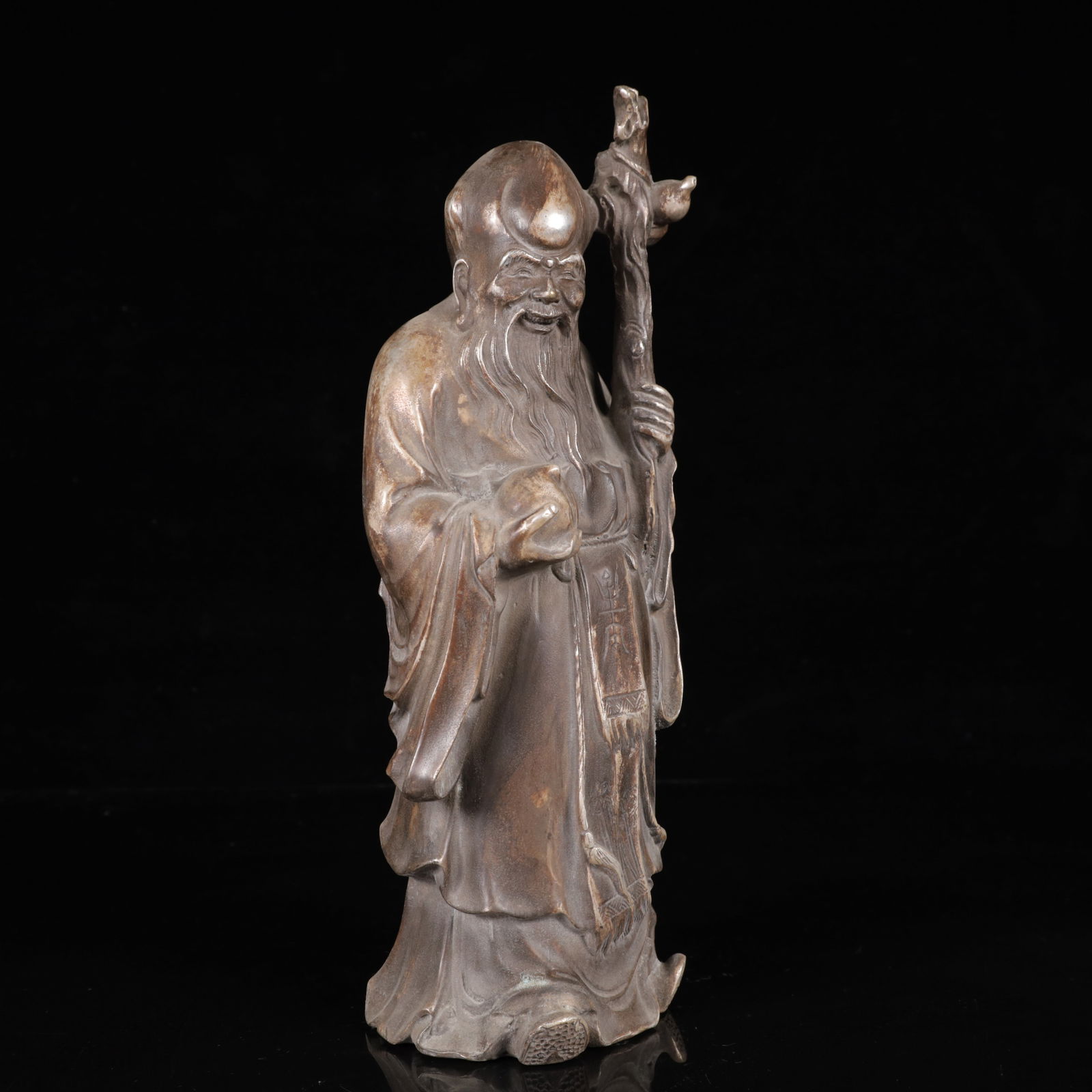 An Exquisite Silver Figure Ornament - 7