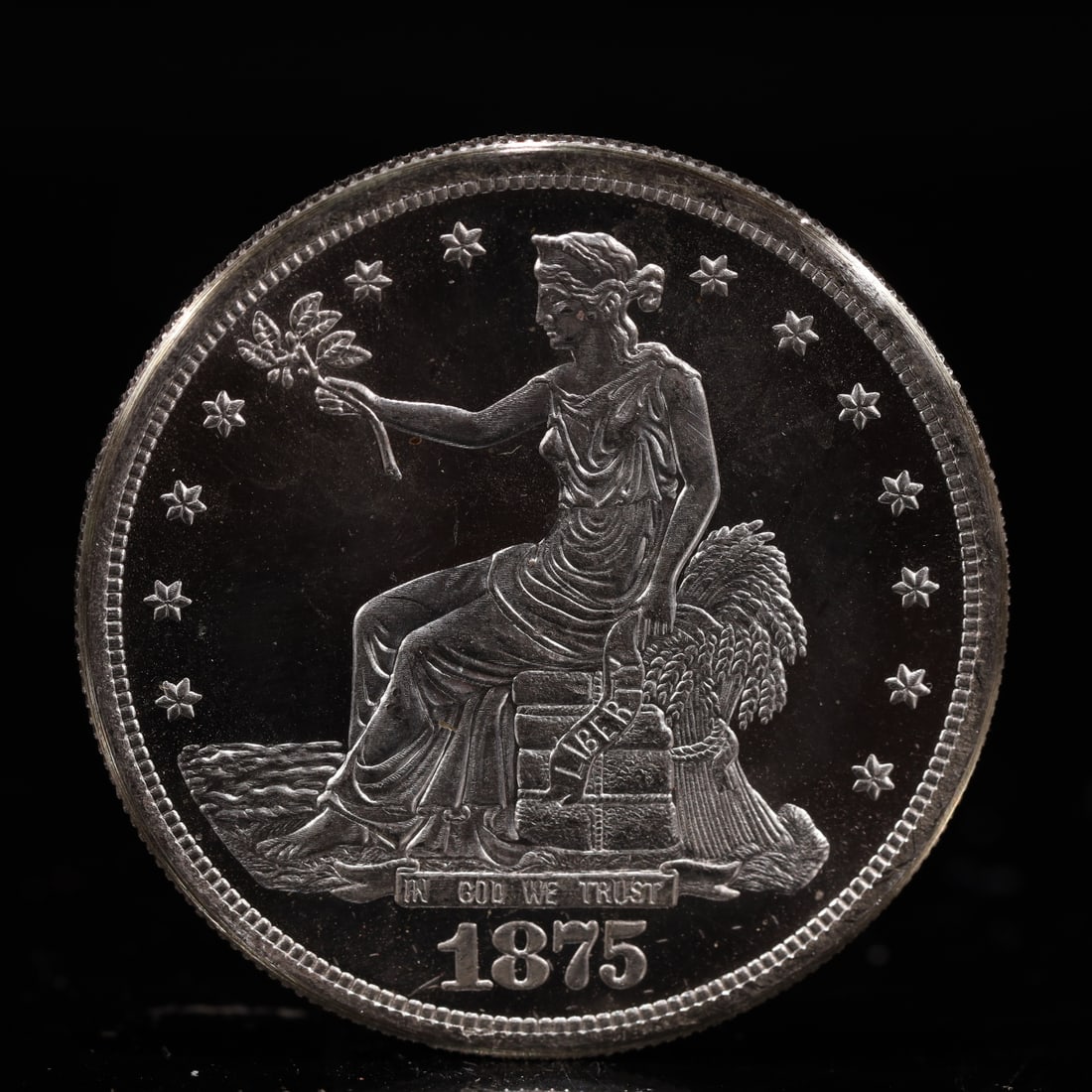 USA Trade Dollar 1875 Coin (1 of 2)