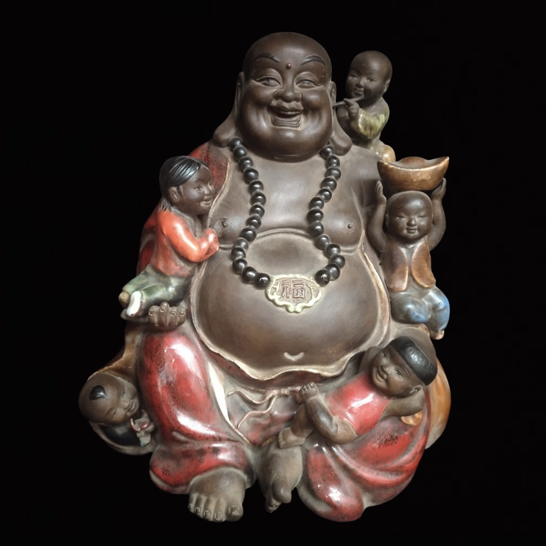 An Exquisite Shiwan yao Buddha Statue (1 of 8)