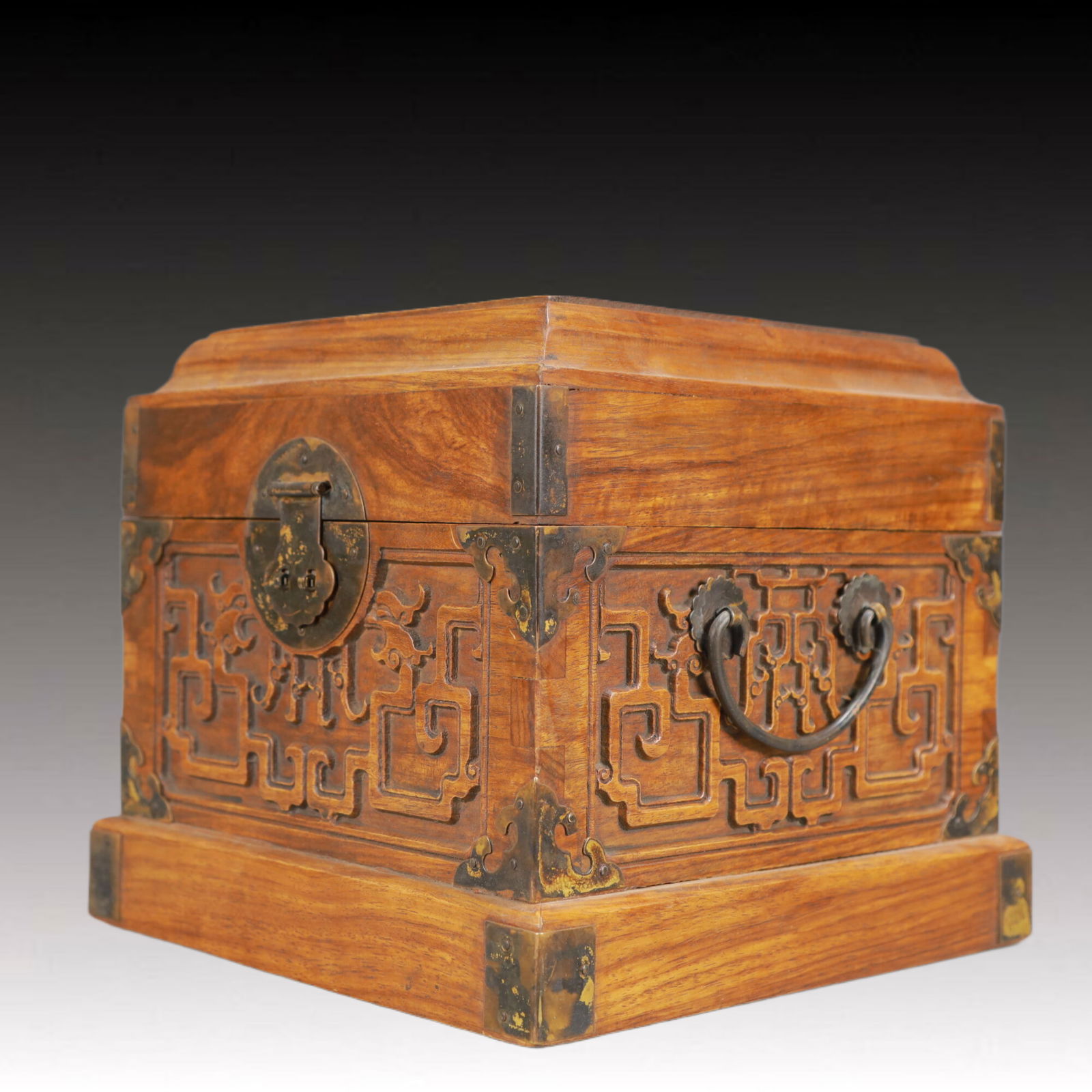 An Exquisite Boxwood Dragon Pattern Box - 2