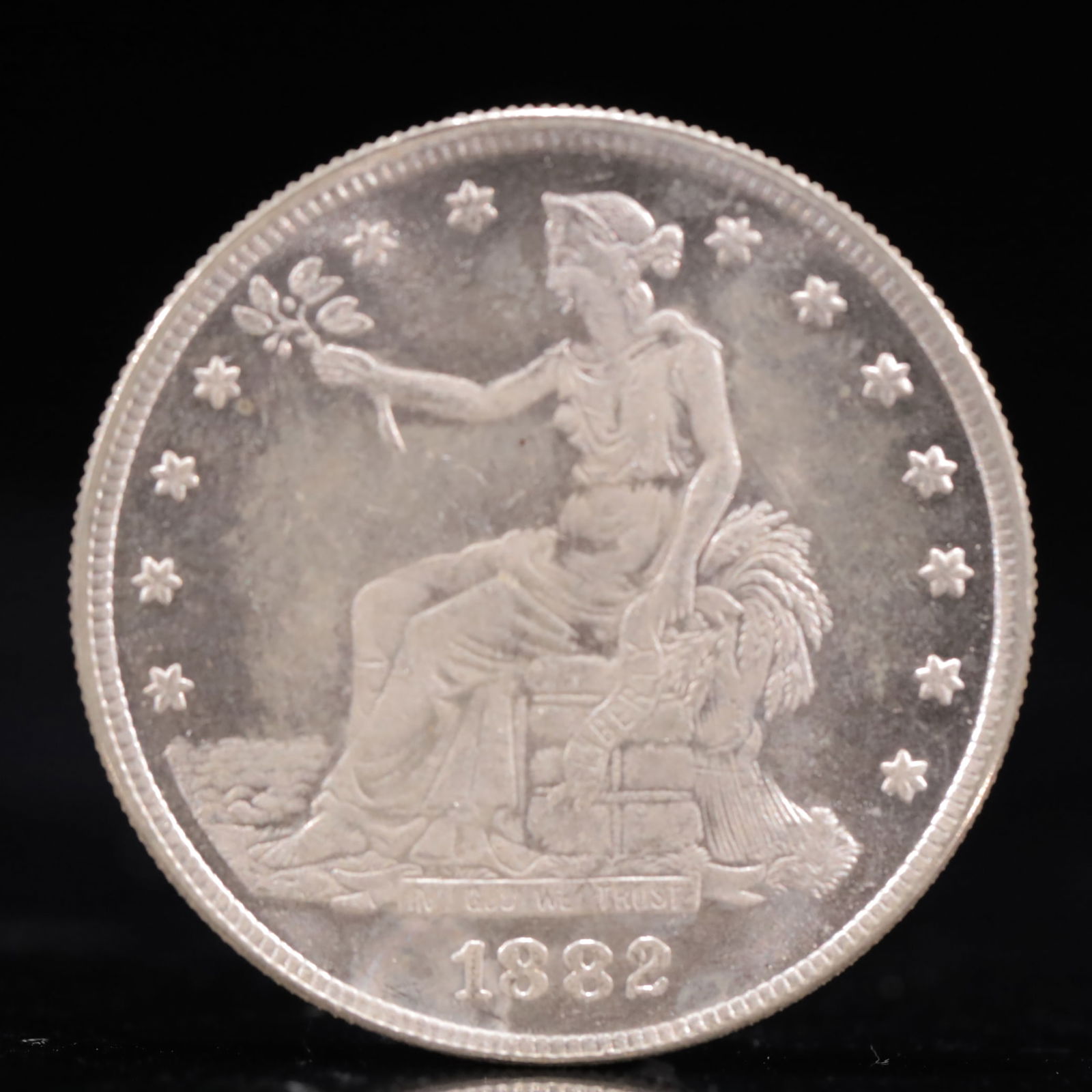 USA Trade Dollar 1882 Coin (1 of 2)