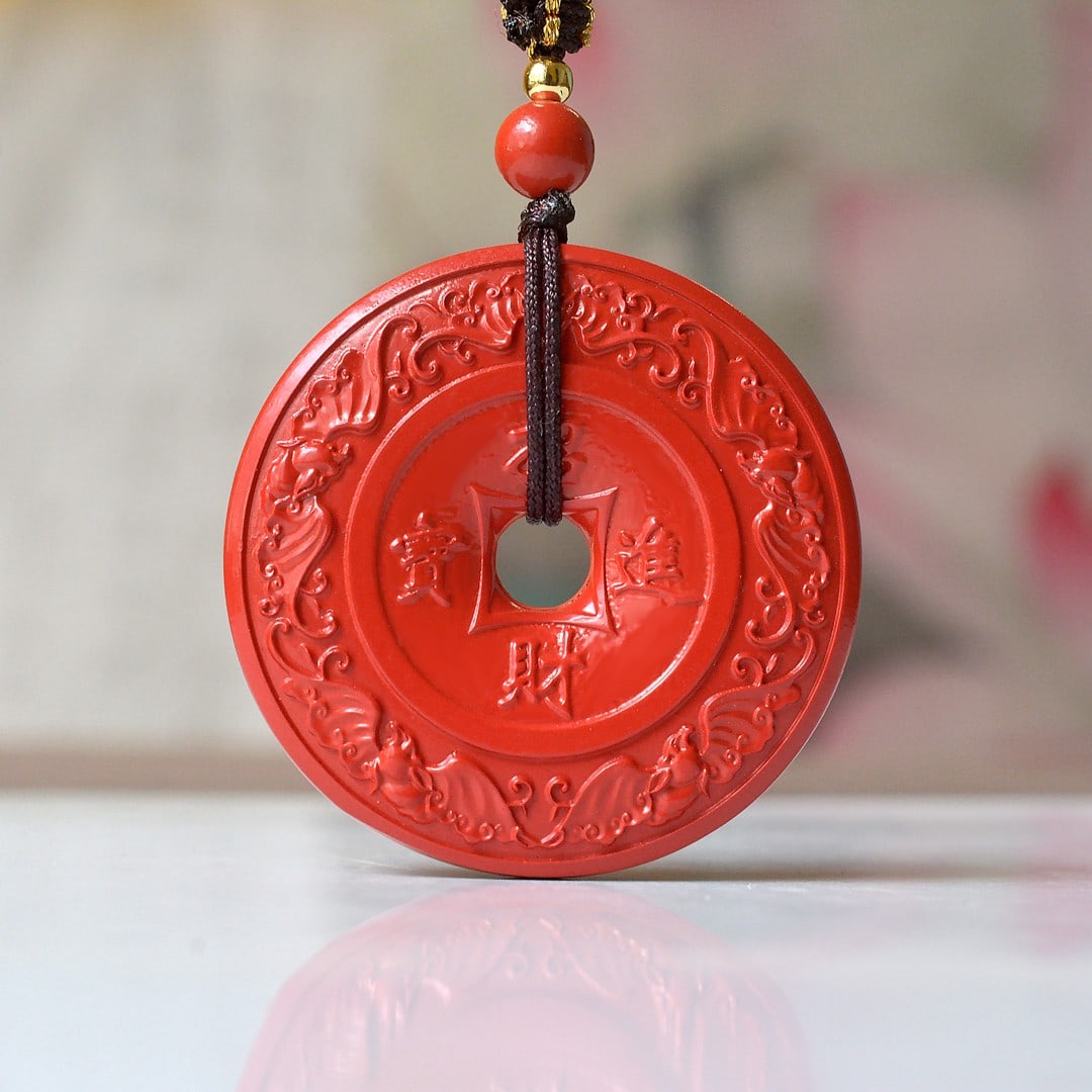 An Exquisite Cinnabar Pendant - 4