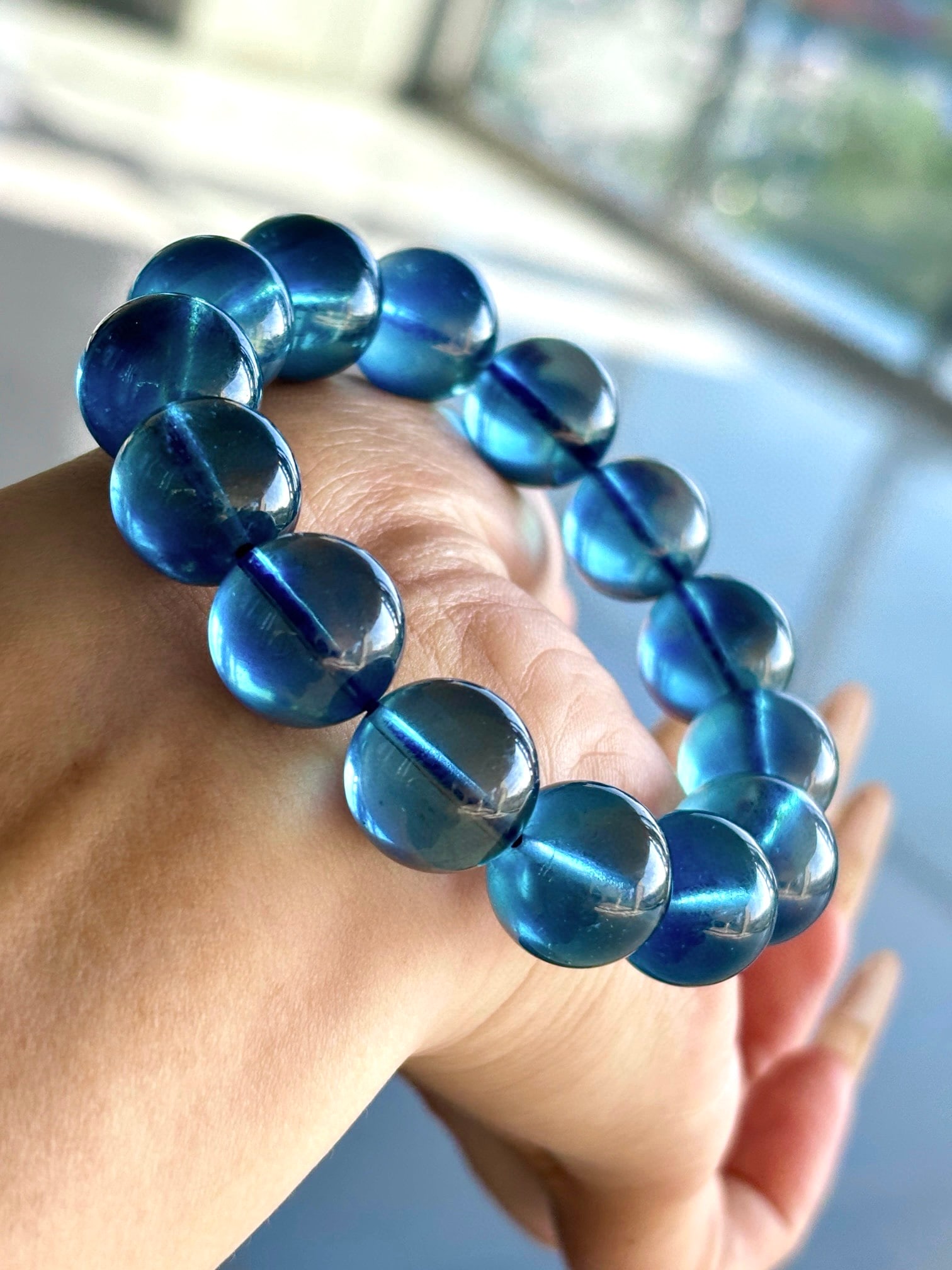 An Exquisite Aquamarine Bracelets - 4