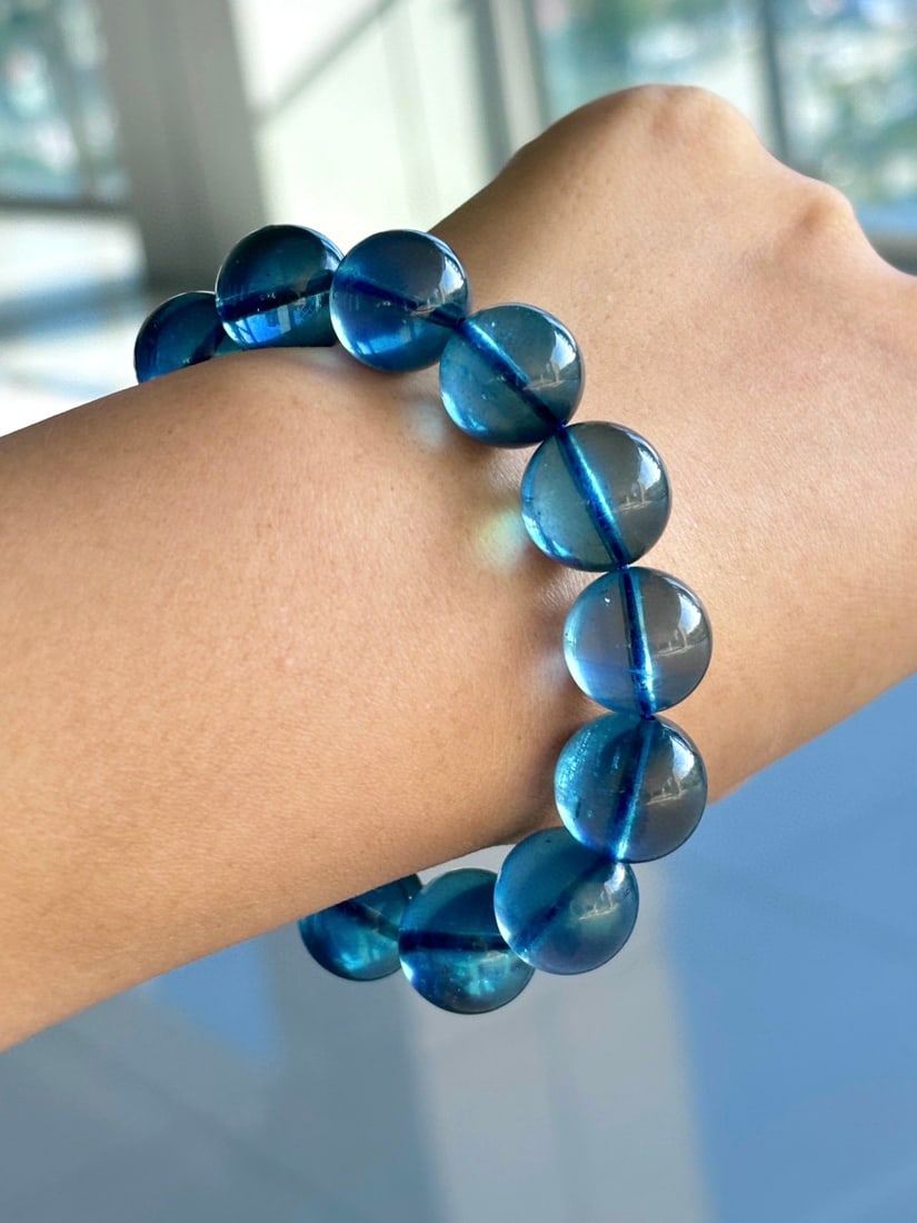 An Exquisite Aquamarine Bracelets - 6