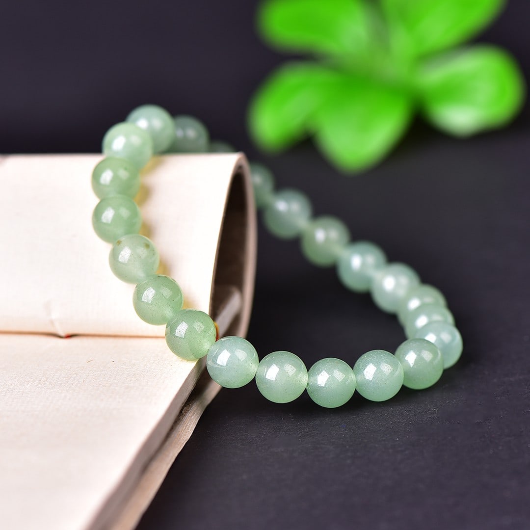 An Exquisite Greenish Jade Bracelets - 2