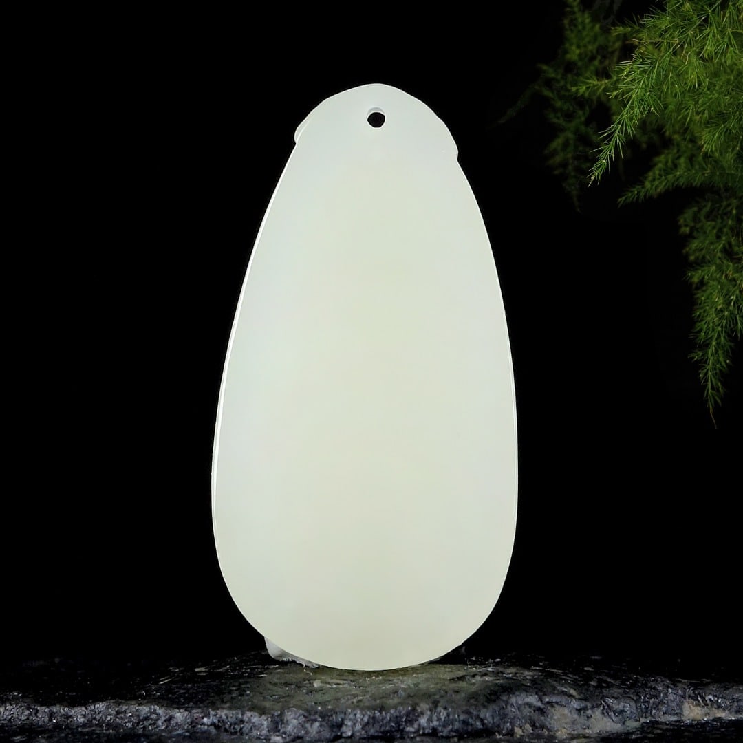 An Exquisite White Jade Fish Pattern Pendant - 4