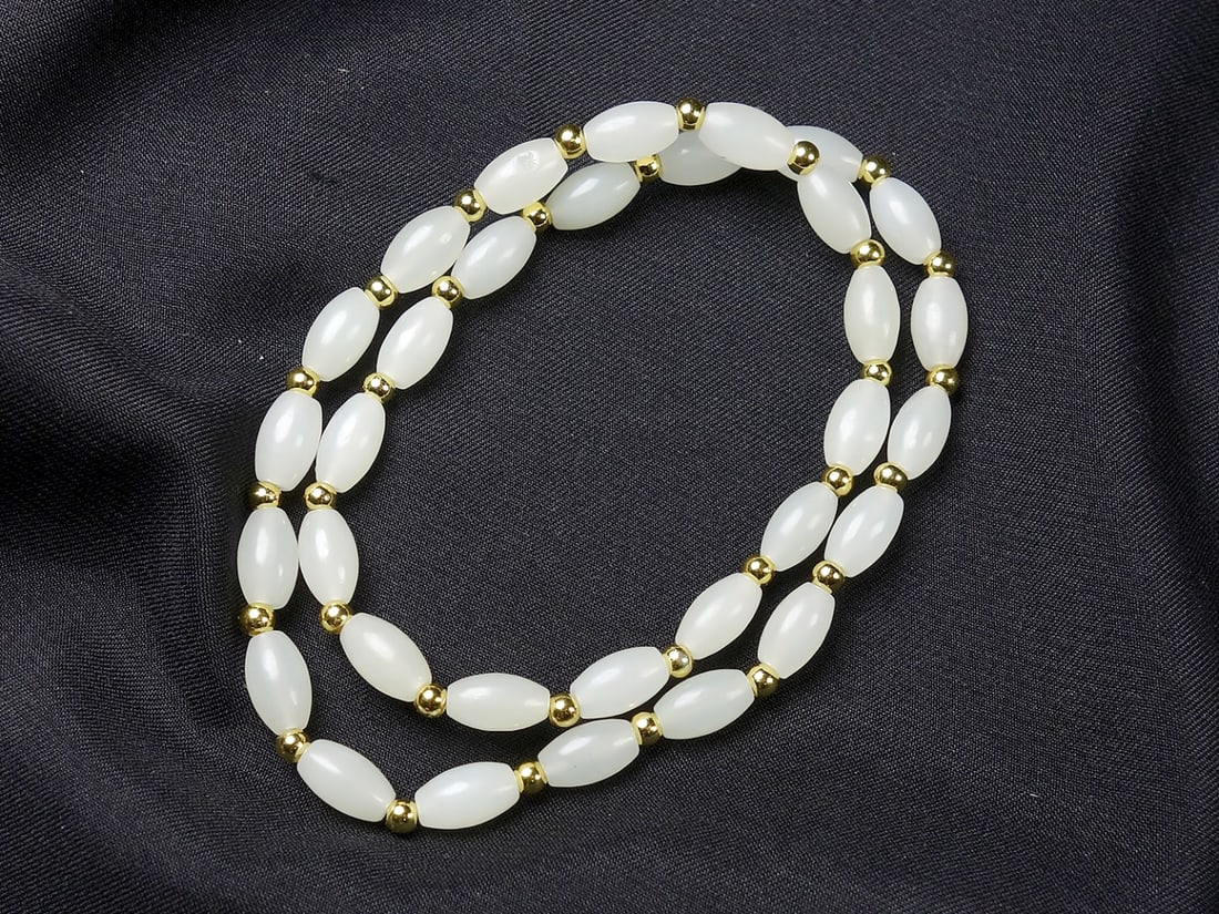 An Exquisite White Jade Bracelets - 3
