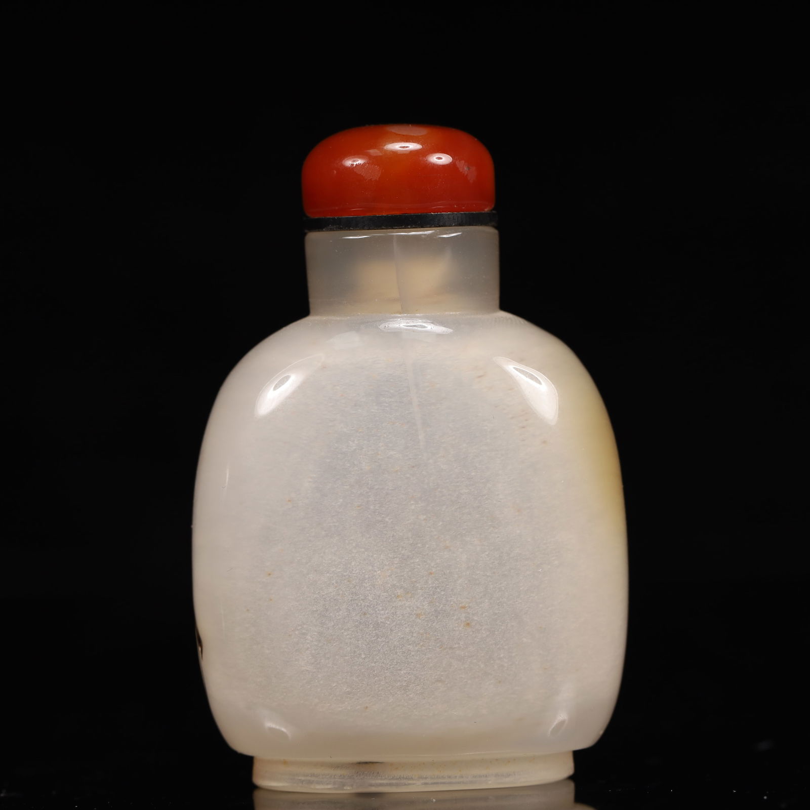 An Exquisite Agate Sheep Pattern Snuff Bottle - 5