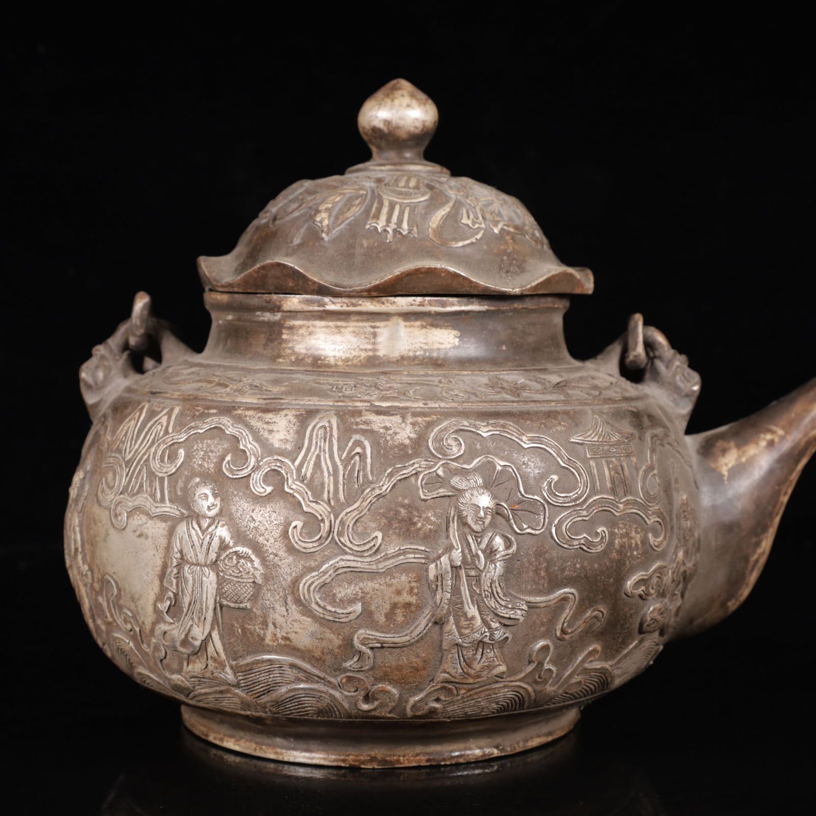An Exquisite Silver Figure Pattern Ewer - 10