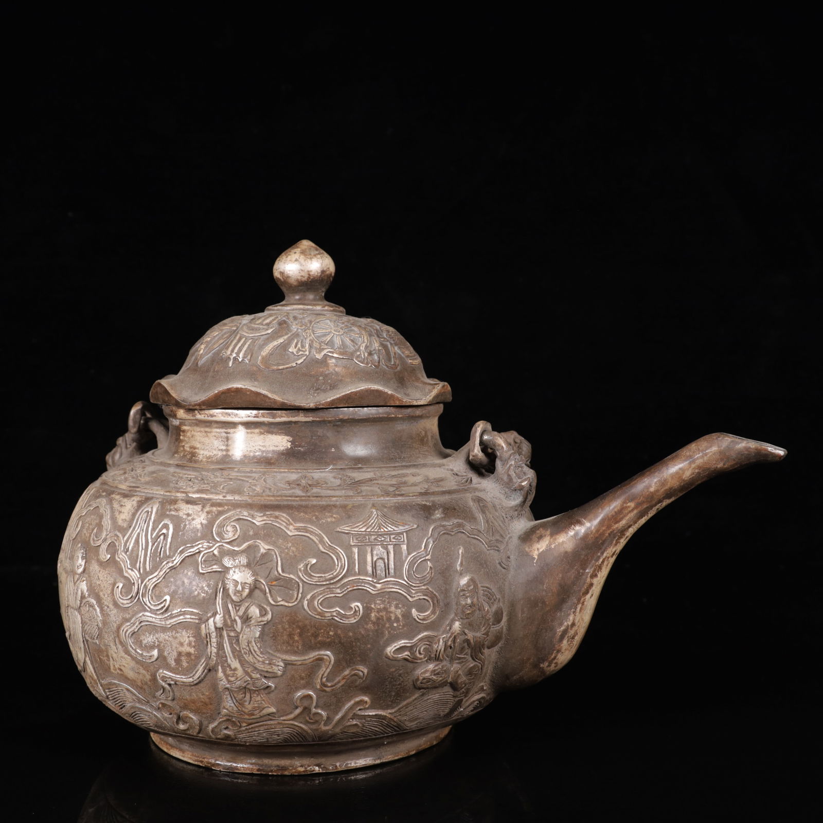 An Exquisite Silver Figure Pattern Ewer - 8