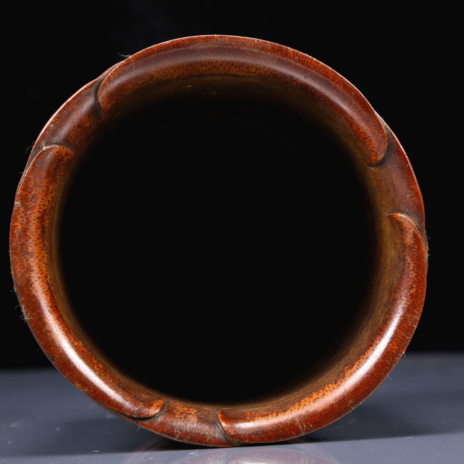 An Exquisite Bamboo Chi-Dragon Pattern Brush Pot - 5