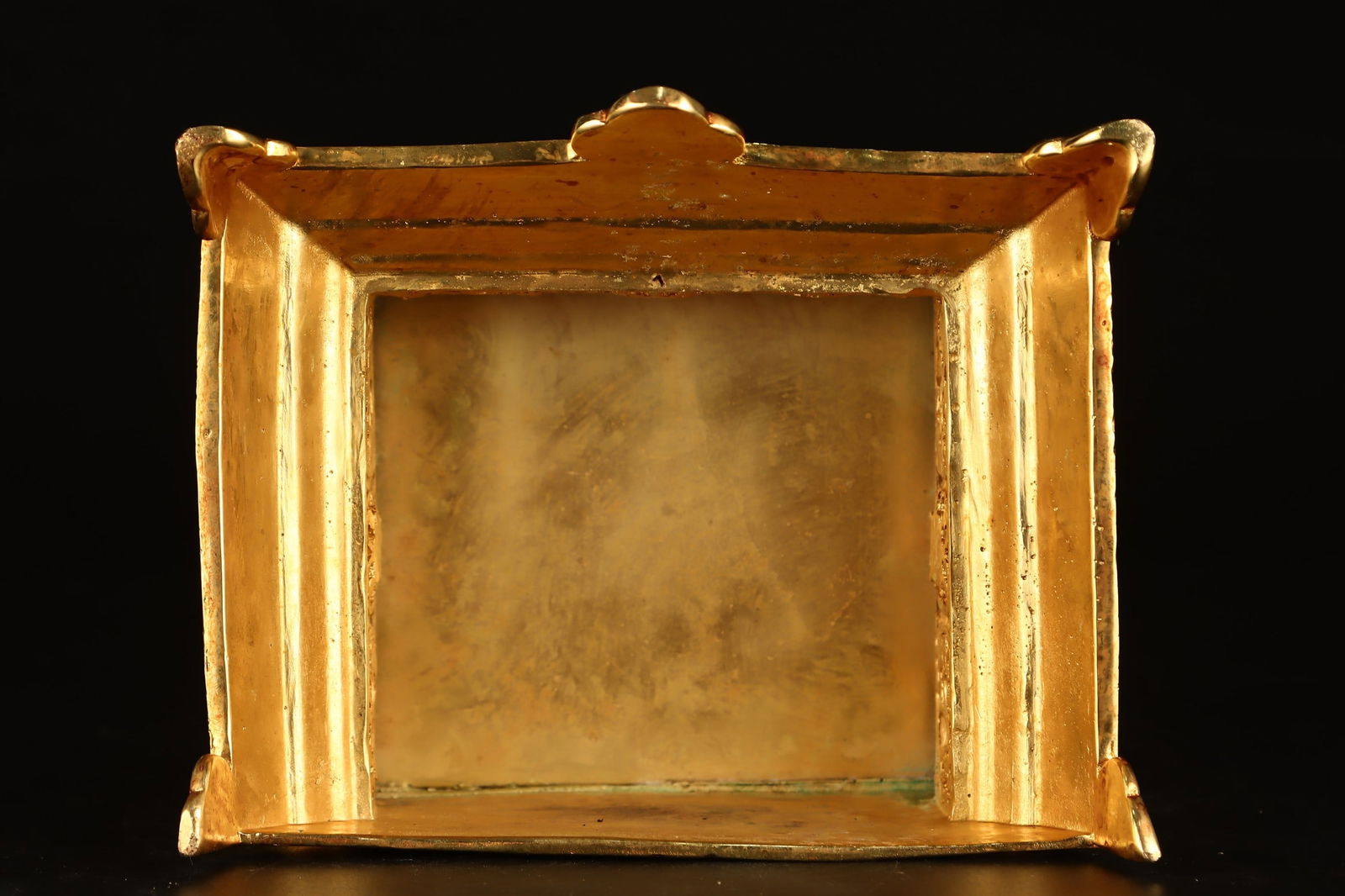 An Exquisite Gilt Bronze Phoenix Pattern Buddha Statue - 9