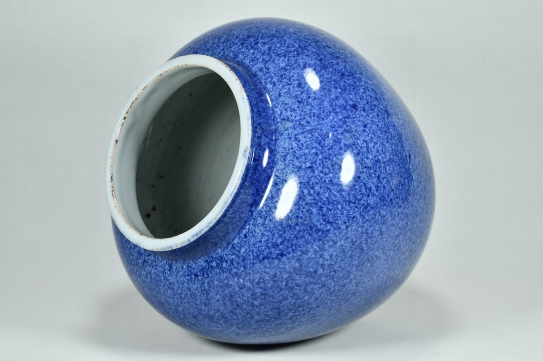 An Exquisite Blue Glazed Jar - 3
