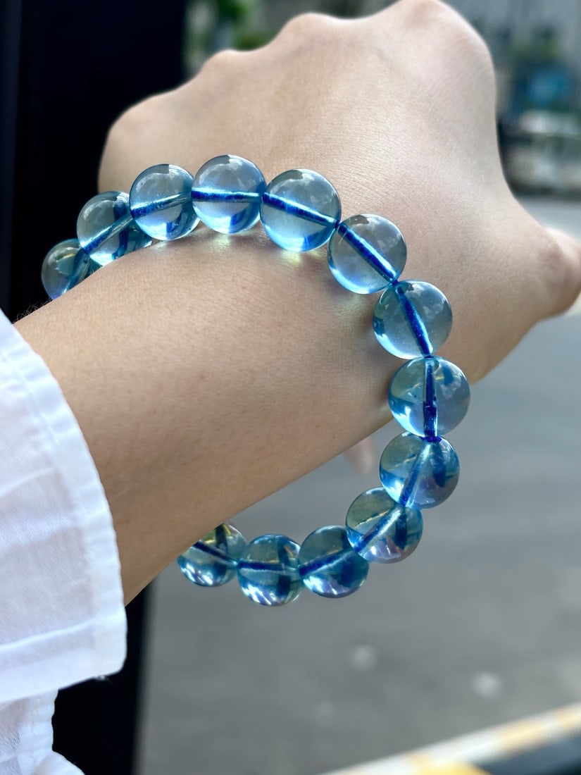 An Exquisite Aquamarine Bracelets - 5