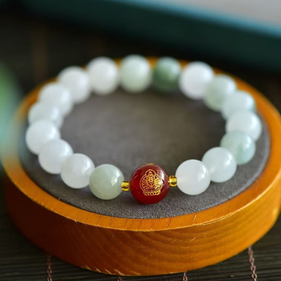 An Exquisite White Jade Bracelets - 3