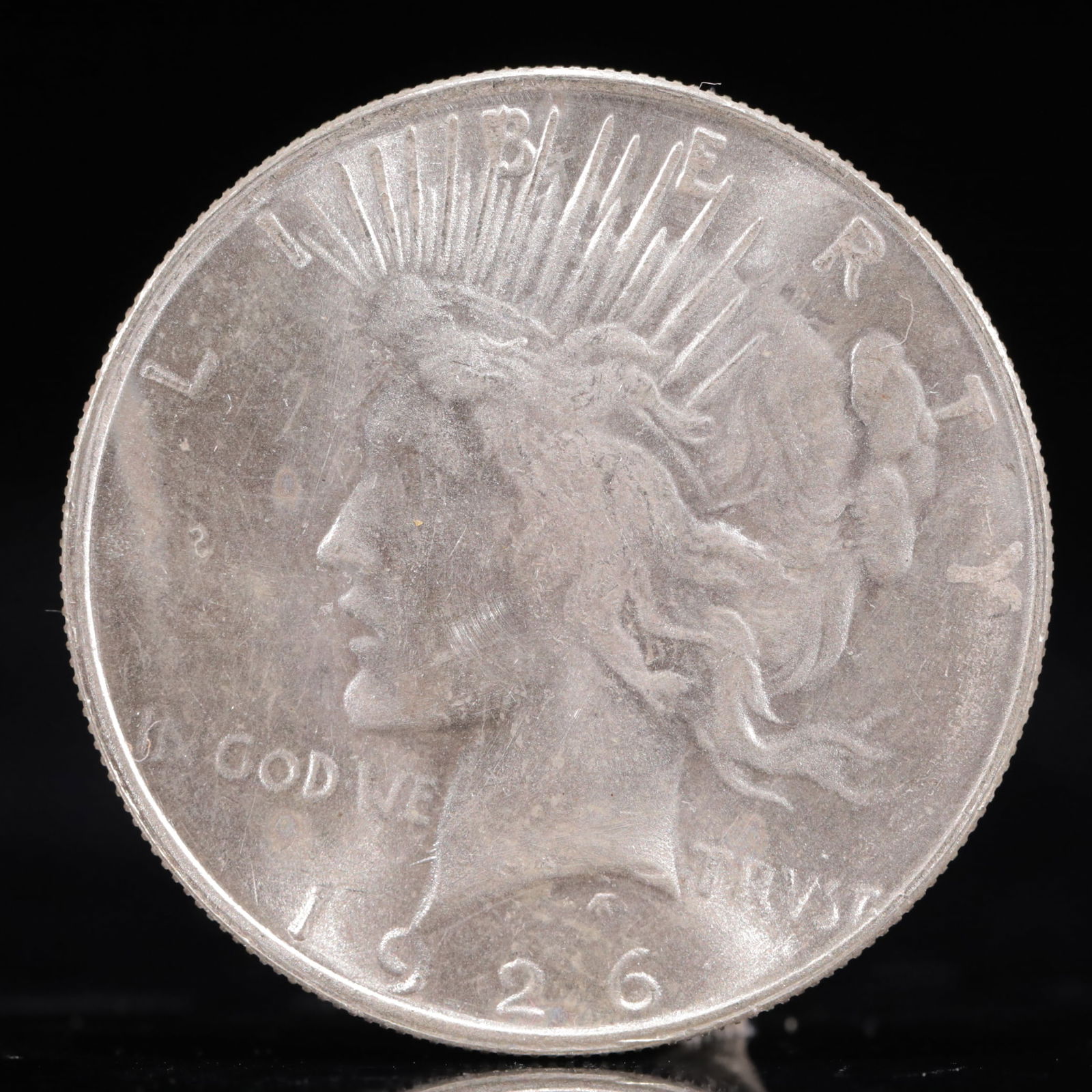 Liberty In God We Trust 1926 Sterling Silver One Dollar Coin: Liberty In God We Trust 1926 Sterling Silver One Dollar Coin, Eagle stamp, Weight:26.9g