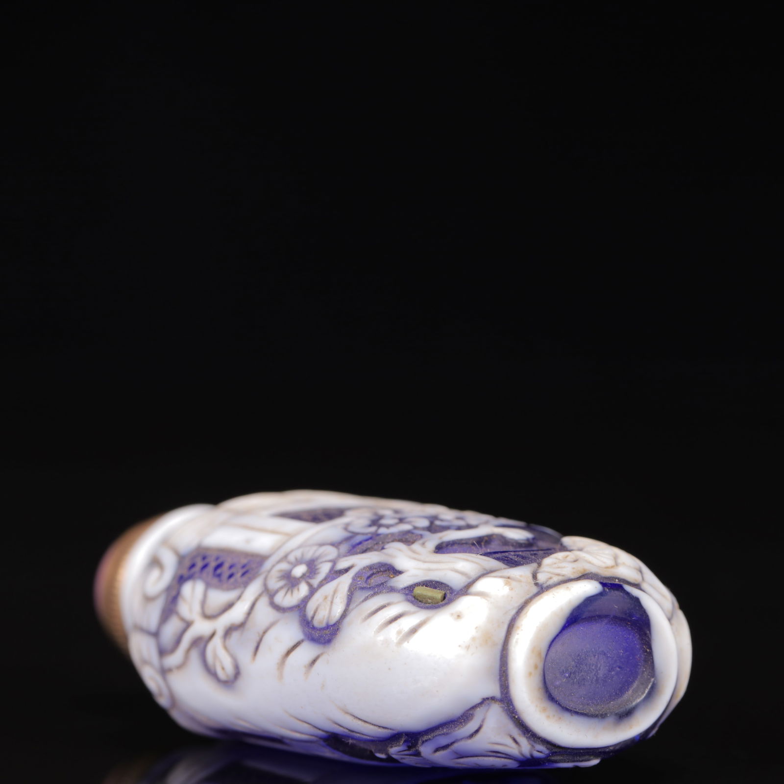 An Exquisite Glass Figure Pattern Snuff Bottle - 8