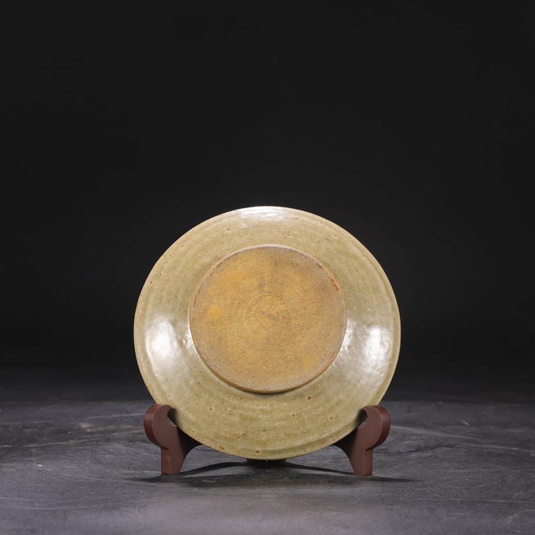 An Exquisite Celadon Flower Pattern Cup ,with Plate - 7